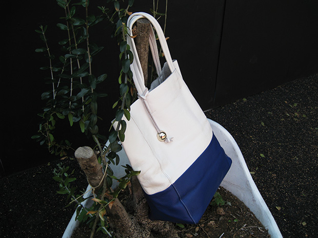 Bijelo plava torba TARA Design Studija