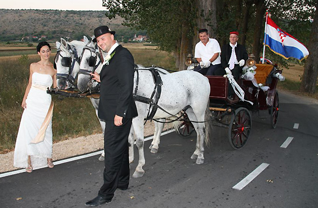 Kočija za vjenčanja Dalmacija