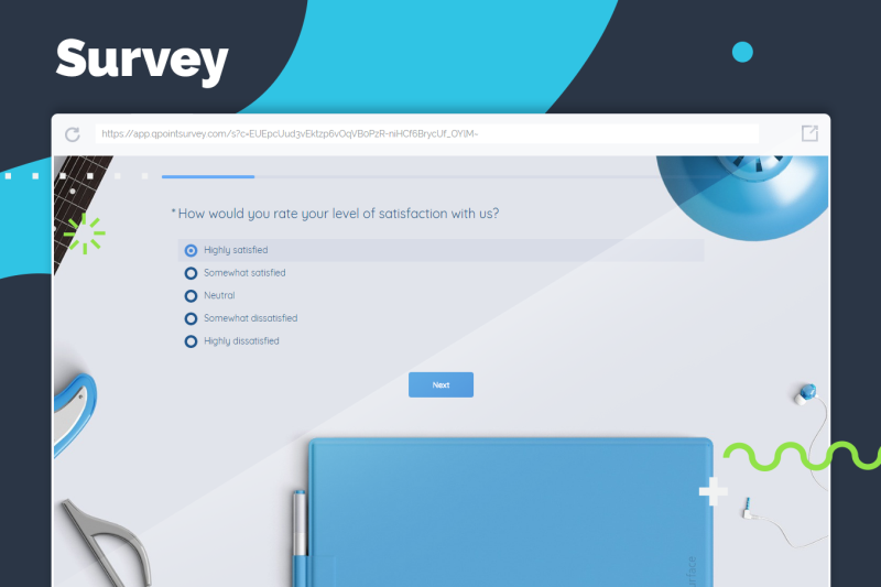 Create beautiful surveys with QPoint