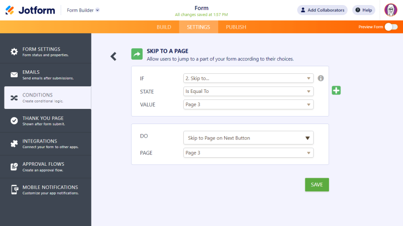 jotform logic