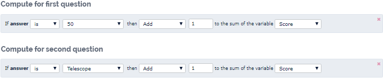 Compute set conditions for our example